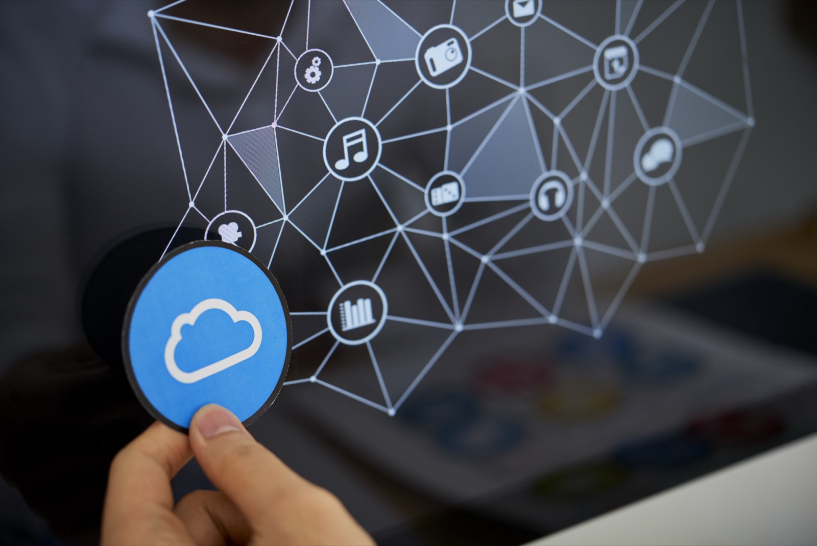 Cloud infrastructure connecting a network of digital services