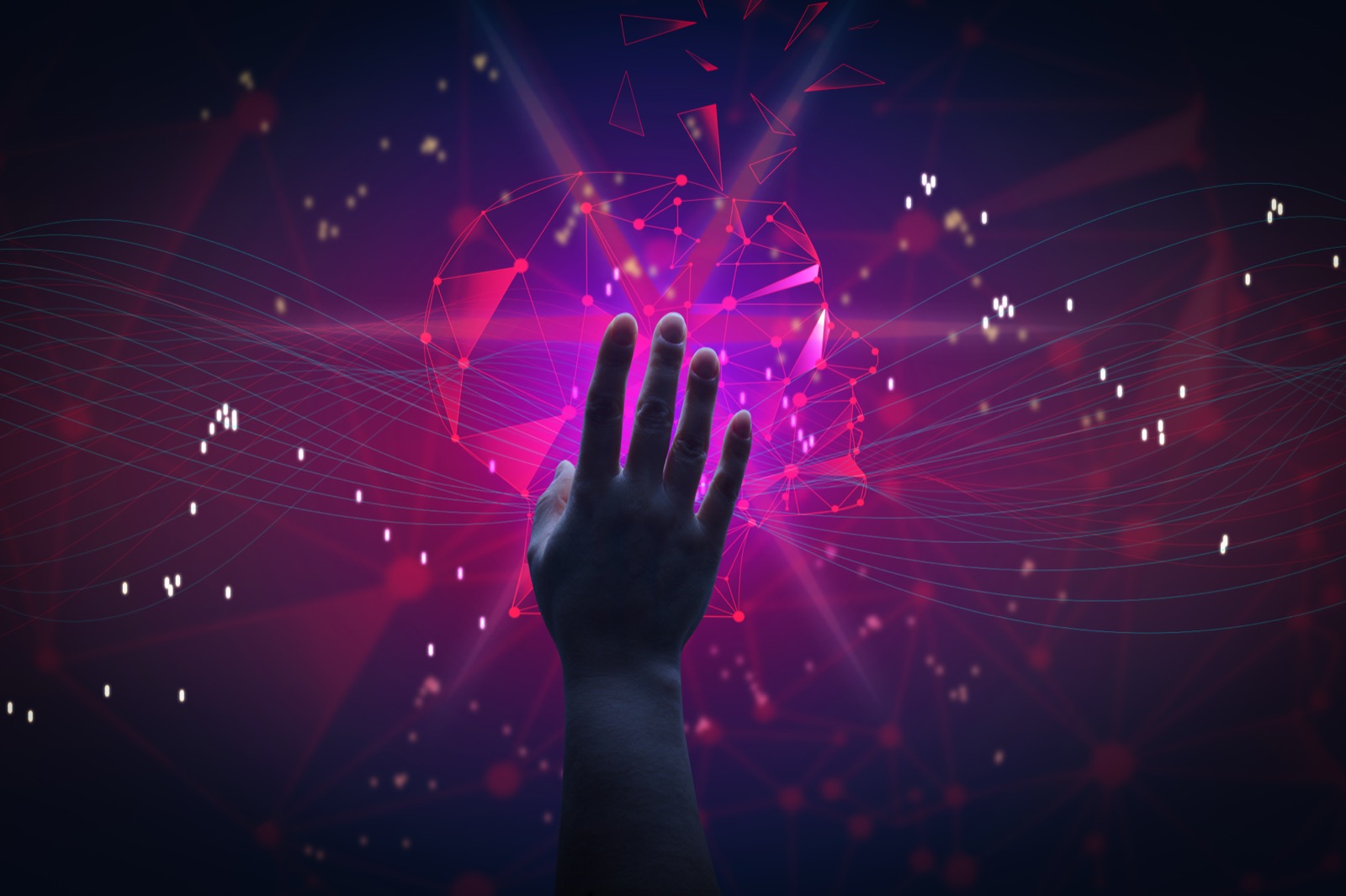 An engineer training an AI system